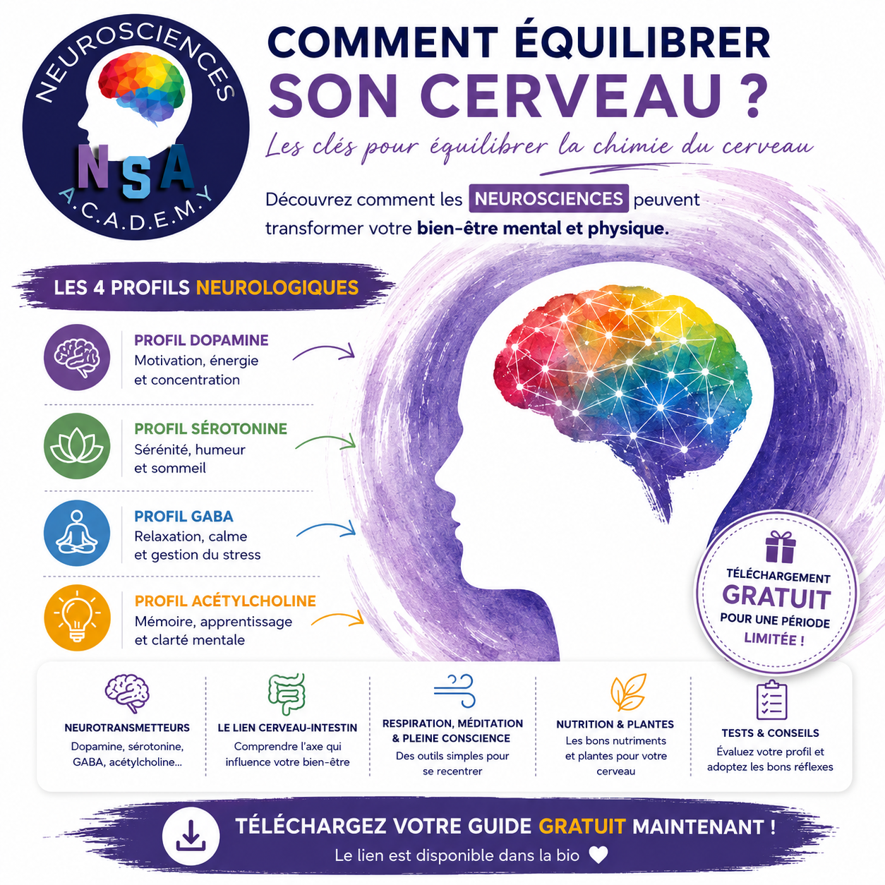Découvrez COMMENT EQUILIBRER VOTRE CERVEAU & VOTRE MENTAL